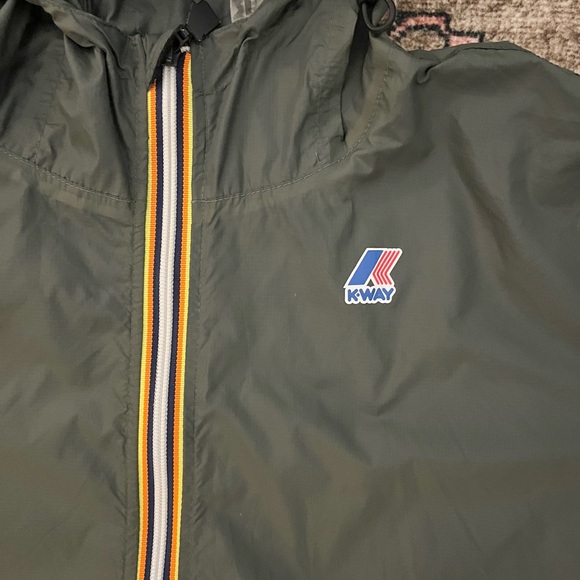 K-Way 3.0 Hooded Rain Jacket – Size Large - Picture 3 of 4